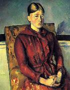 Paul Cezanne, Portrat der Mme Cezanne im gelben Lehnstuhl